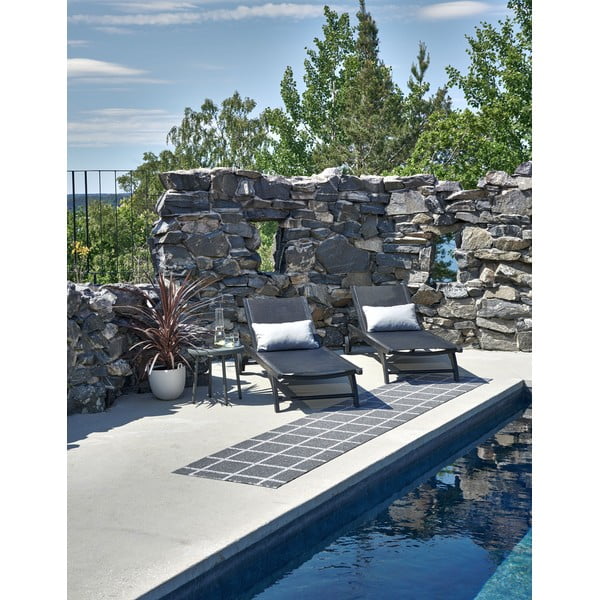 Антрацитен килим за открито и закрито 180x260 cm Ada Granit – Pappelina-image-2