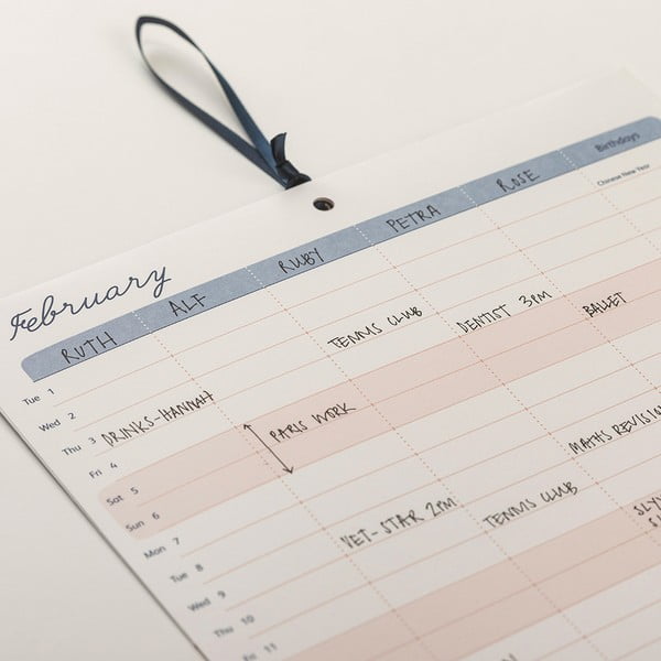 Висящ календар за планиране Птици - Busy B-image-2