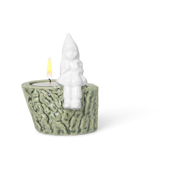 Коледен свещник, изработен от порцелан и фаянс, с дължина 8,5 см Christmas Tales - Kähler Design-image-2