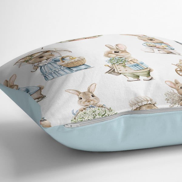 Калъфки за възглавници с великденски мотив в комплект 4 бр. 43x43 cm – Mila Home-image-3