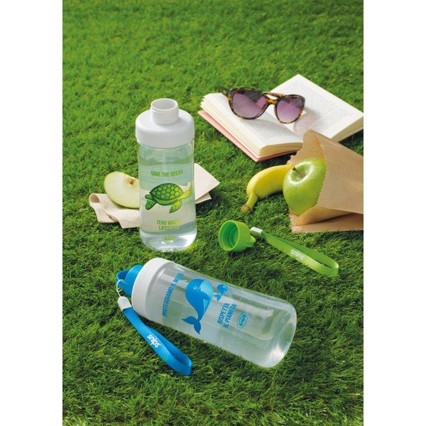 Бутилка за синя вода Whale, 500 ml Save the Ocean - Snips-image-1