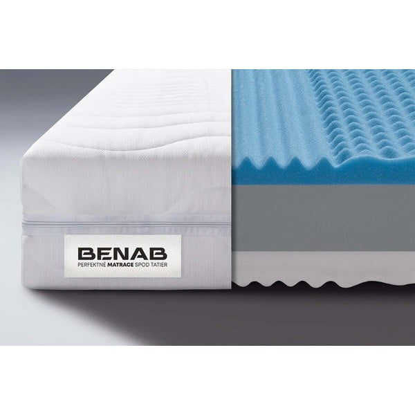 Двустранен матрак от твърда/средна пяна 140x200 cm BonLife - BENAB-image-1