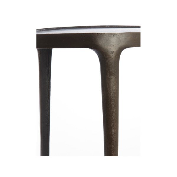 Метални кръгли странични масички в комплект от  2 бр. 33x70 cm Arica – Light & Living-image-3