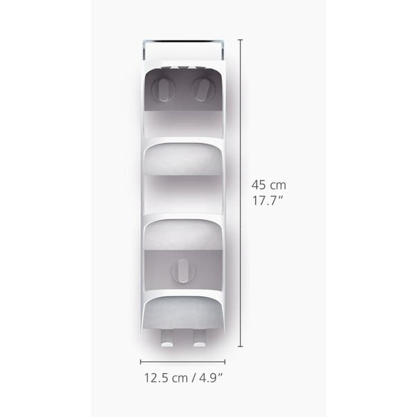 Бял самоносещ пластмасов рафт за баня Capsule - Joseph Joseph-image-1