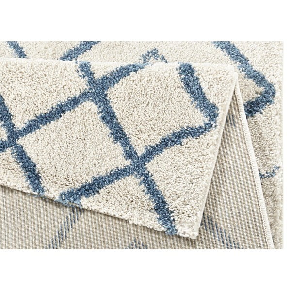 Bílý koberec Mint Rugs Grid, 80 x 150 cm-image-3