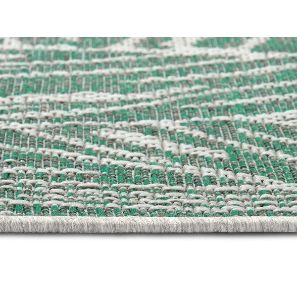 Зелен и бежов килим на открито , 140 x 200 cm Monstera - NORTHRUGS-image-3