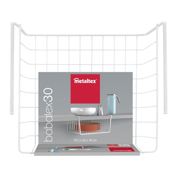 Висяща кошница за съхранение за рафт , ширина 30 cm - Metaltex-image-4