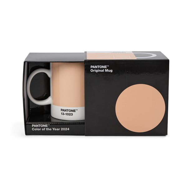 Оранжева керамична чаша 375 ml Peach Fuzz 13-1023 - Pantone-image-2