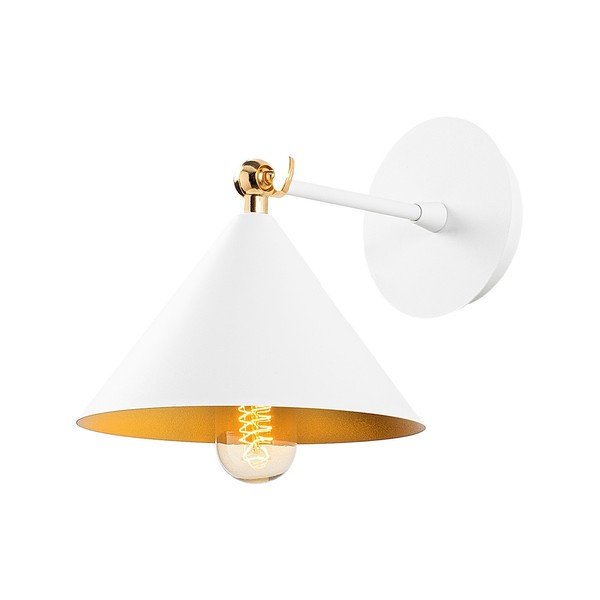 Бяла стенна лампа Berceste – Opviq lights-image-2