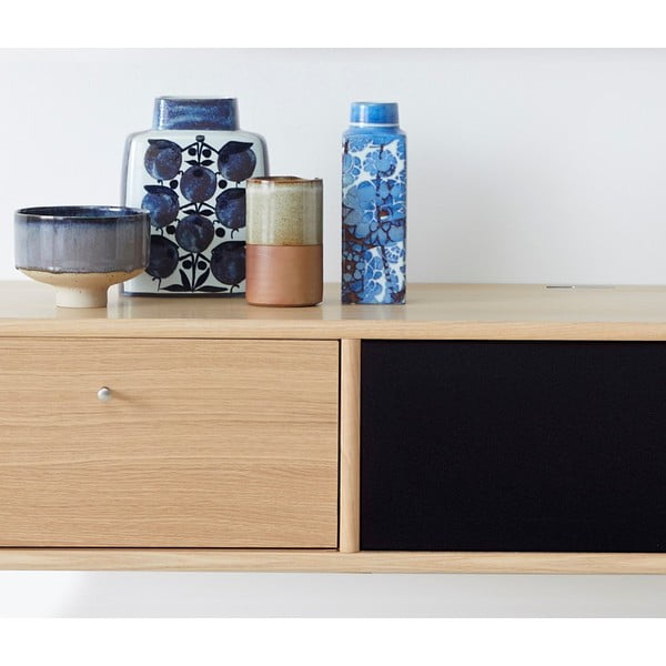 Масичка за телевизор с дъбова облицовка Mistral - Hammel Furniture-image-1