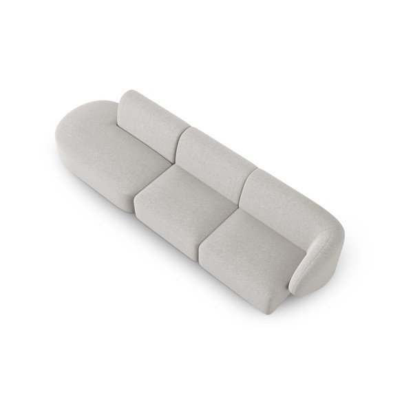 Светлосив шенилов диван с десен ъгъл 311 cm Paolo – Milo Casa-image-1
