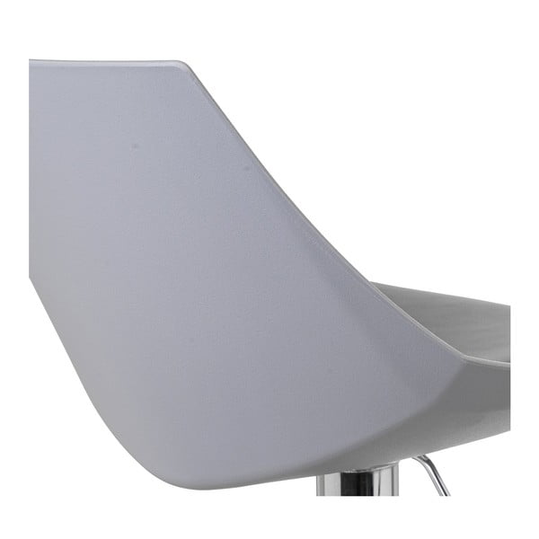 Сиви бар столове в комплект от 2 бр. с регулируема височина от имитация на кожа (височина на седалката 56,5 cm) – Casa Selección-image-2