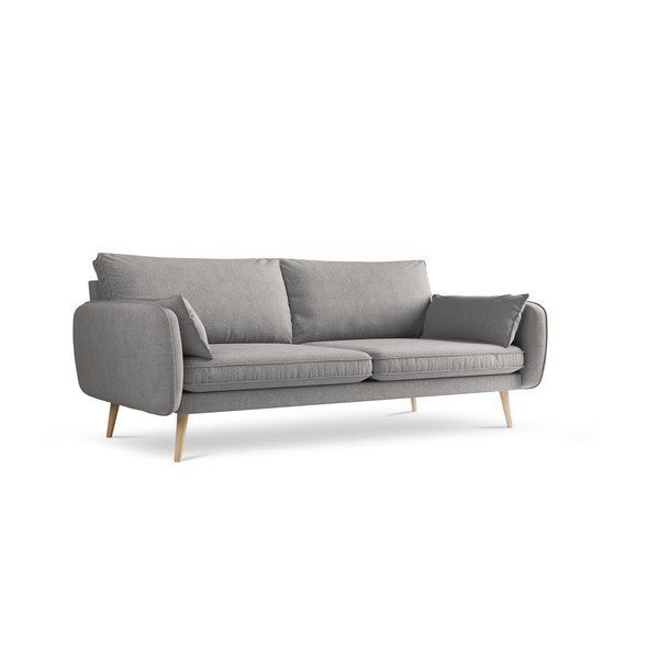 Сив диван Lento, 228 cm - Kooko Home-image-2