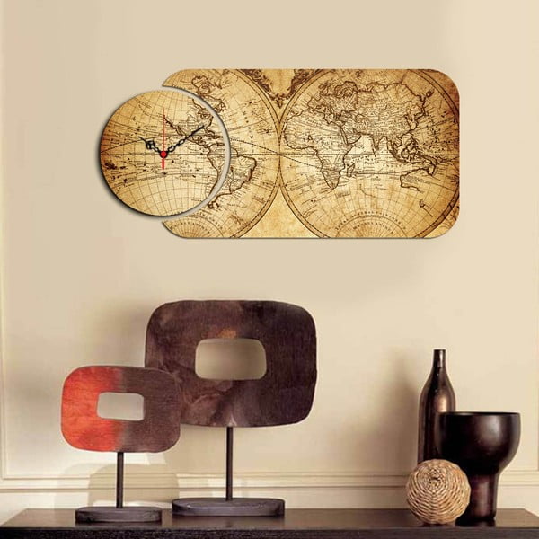 Стенен часовник от 2 части Colombo - Wallity-image-1