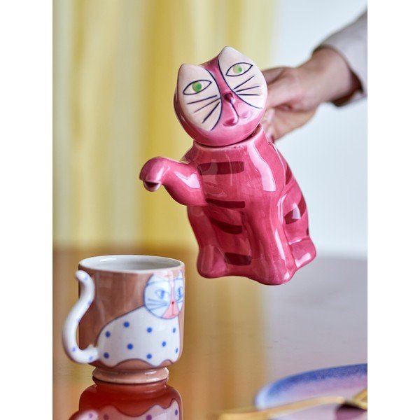 Розов керамичен чайник 500 ml Missy – Bloomingville-image-1