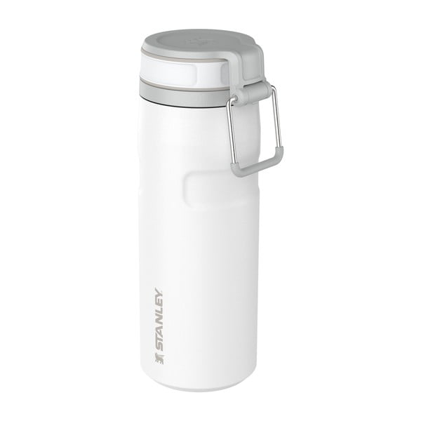 Бял термос от неръждаема стомана 470 ml IceFlow™ Bottle Twist Flip Frost – Stanley-image-2