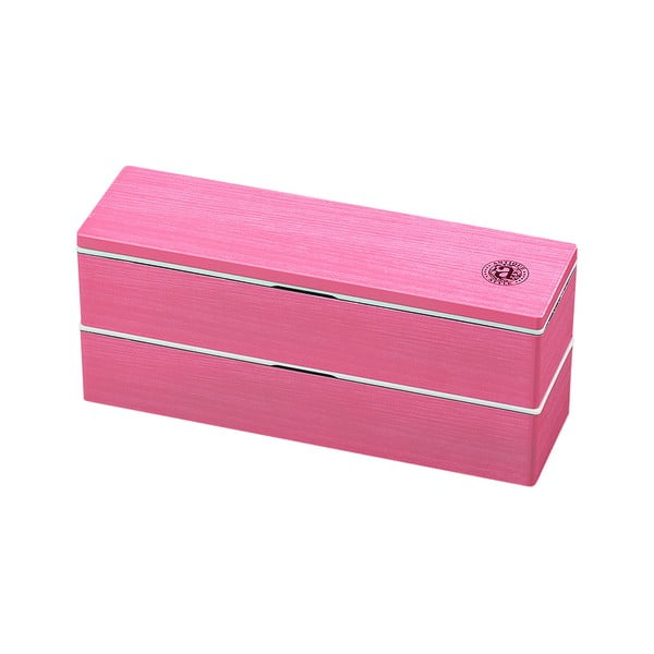 Růžový svačinový box Joli Bento Antique, 840 ml