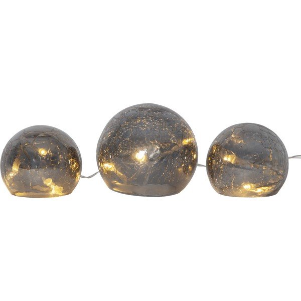 Сива LED коледна светлинна украса , дължина 77 см Triss - Star Trading-image-2