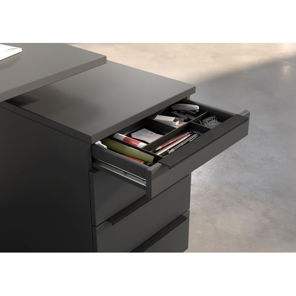 Антрацитен заключващ се шкаф 42x63 cm Mailand - Germania-image-1