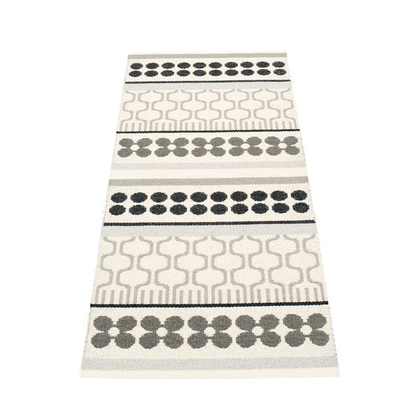 Сива и кремава пътека за открито и закрито 70x180 cm Asta Warm Grey – Pappelina-image-1