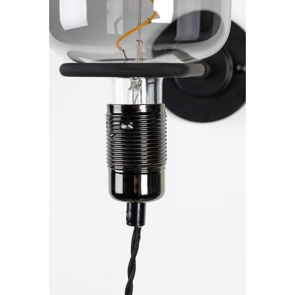 Черна LED стенна лампа Hazy – Zuiver-image-4