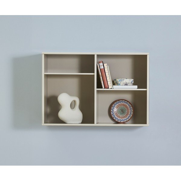 Бежова висяща библиотека 89x61 cm Mistral – Hammel Furniture-image-1