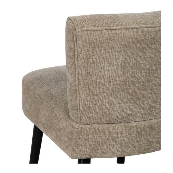 Бежово шенилово кресло – Ixia-image-4