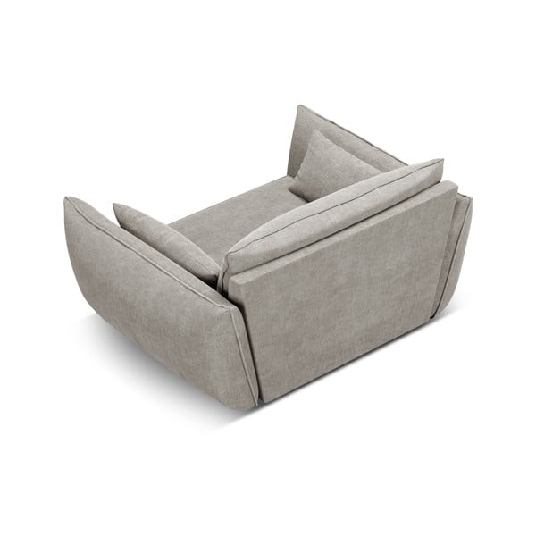 Светлосиво кресло Vanda - Mazzini Sofas-image-3