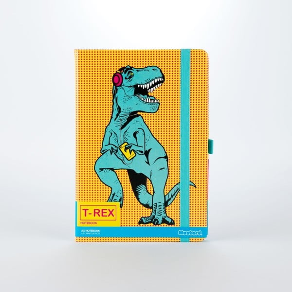Тетрадка T-Rex, 190 страници - Just Mustard