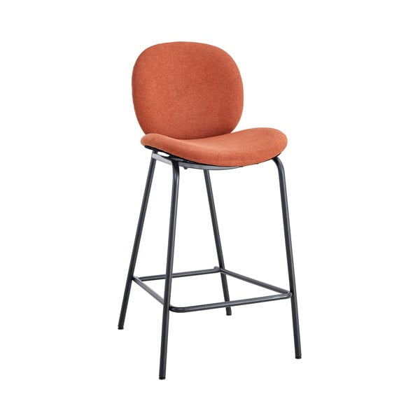 Бар столове в комплект от 2 броя в тухлен цвят (височина на седалката 65 cm) Cori - Marckeric