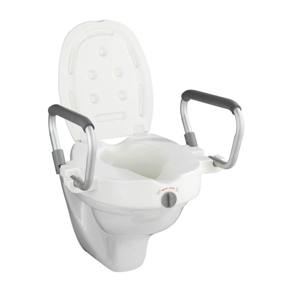 Повдигната тоалетна седалка с подлакътници за възрастни хора , 47,5 x 55 cm Secura - Wenko