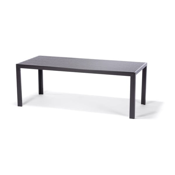 Градински комплект за хранене за 6 души със сив стол Joanna и маса Viking, 90 x 205 cm Viking & Joanna - Bonami Selection-image-4