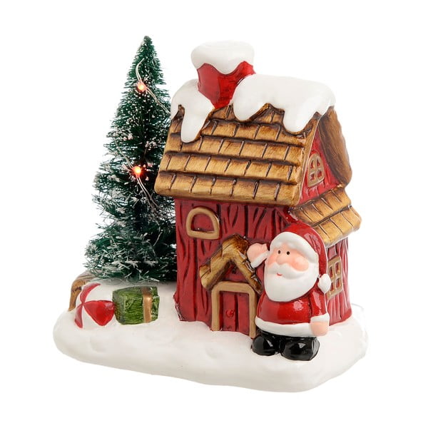 Коледна керамична украса във формата на Дядо Коледа - InArt