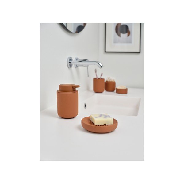 Оранжев каменина диспенсер за сапун 250 ml Ume – Zone-image-3