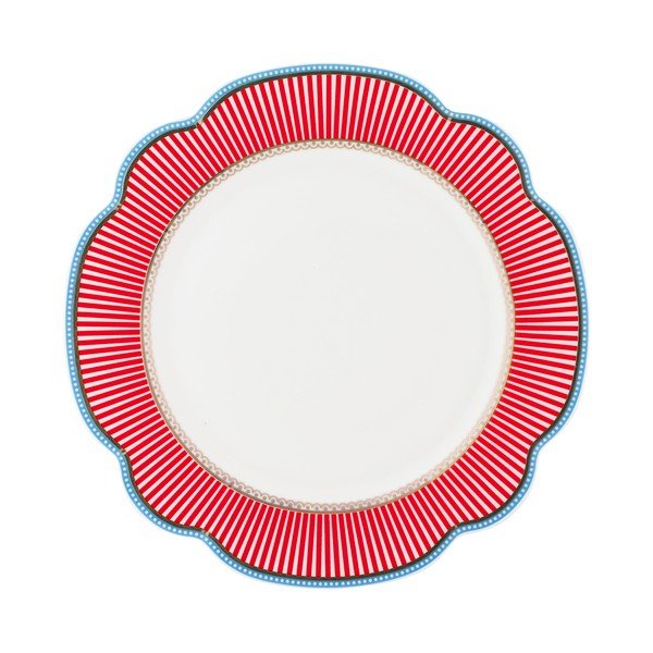 Porcelánový talíř Happy od Lisbeth Dahl, 24 cm, 4 ks-image-1