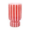 Червена стъклена ваза (височина 26 cm) Rayado Retro – PT LIVING