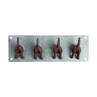 Синя метална стенна закачалка Dogs – Esschert Design