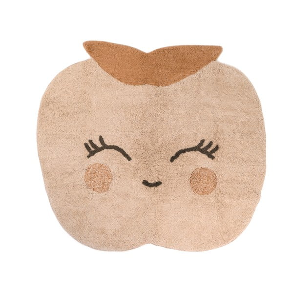 Бежов детски килим 95x105 cm Candy Apple - Nattiot
