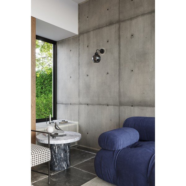 Черна стенна лампа ø 15 cm Grande – Sollux-image-1