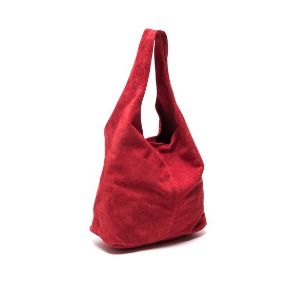 Červená kožená kabelka Roberta M 885 Rosso-image-2