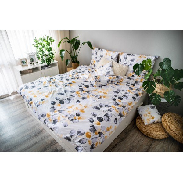 Спално бельо от памучен сатен, 140 x 200 cm Kate - Cotton House-image-2