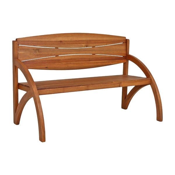 Кафява градинска пейка от масивно дърво Hadia – Garden Pleasure
