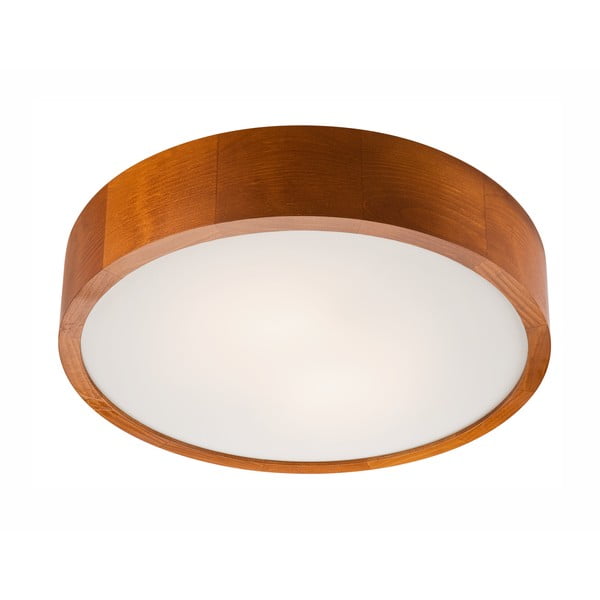 Кафява кръгла лампа за таван , ø 37 cm Plafond - LAMKUR