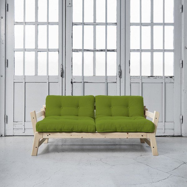 Rozkládací pohovka Karup Step Natural/Lime-image-1