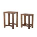 Странични масички в комплект 2 бр. от рециклирано дърво 40x36 cm Galen – Bloomingville