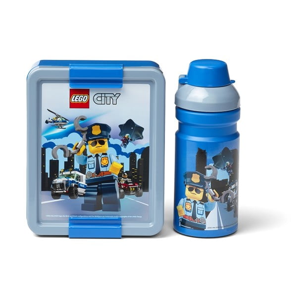 Комплект бутилка за вода и кутия за закуски City - LEGO®