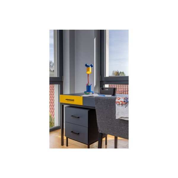 Синя настолна лампа с метален абажур (височина 50 cm) Mouse – GTV-image-2