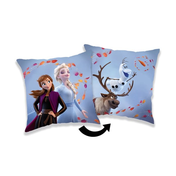 Детска възглавница от флийс 40x40 cm Frozen "Wind – Jerry Fabrics