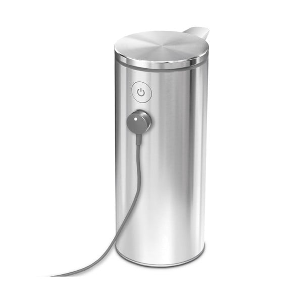 Сив автоматичен дозатор за сапун от стомана 266 ml - simplehuman-image-1