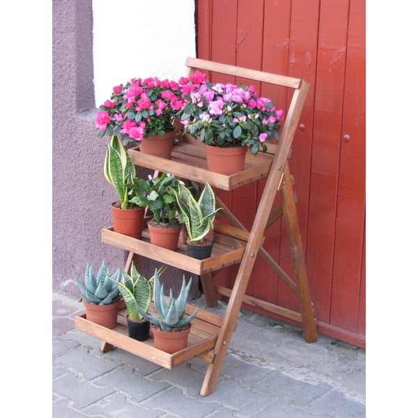 Дървена стойка за цветя - Rojaplast-image-1